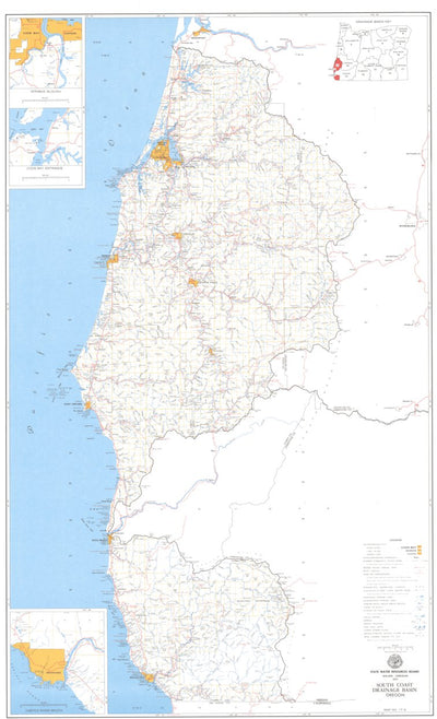 Avenza Systems Inc. South Coast Drainage Basin - Oregon digital map