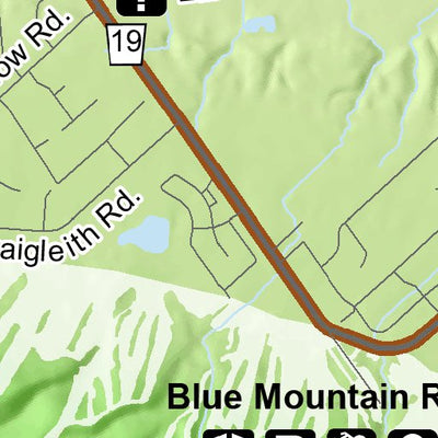 Avenza Systems Inc. South Georgian Bay Cycling Routes - Blue Mountain Village to Thornbury digital map