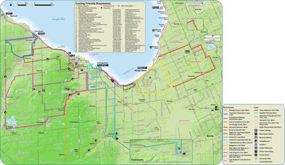 Avenza Systems Inc. South Georgian Bay Cycling Routes - Main Map digital map