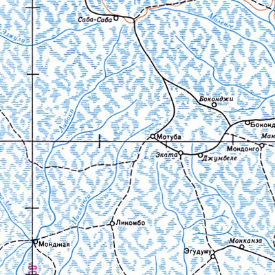 Avenza Systems Inc. Soviet Genshtab - a34-1 - Central African Republic digital map