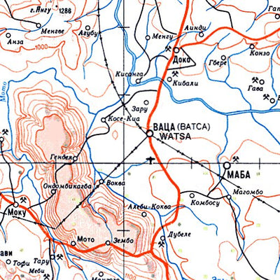 Avenza Systems Inc. Soviet Genshtab - a35-2 - Democratic Republic of the Congo digital map