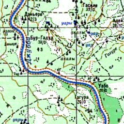 Avenza Systems Inc. Soviet Genshtab - a38-19 - Somalia digital map