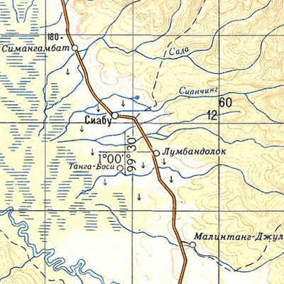 Avenza Systems Inc. Soviet Genshtab - a47-28 - Indonesia digital map