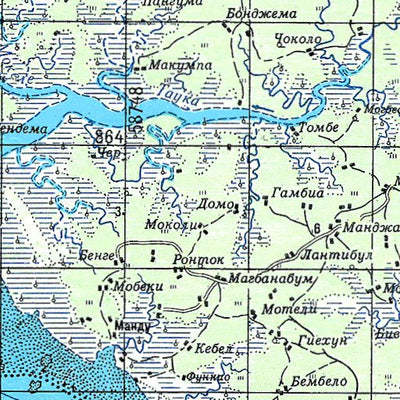Avenza Systems Inc. Soviet Genshtab - b28-06 - Sierra Leone digital map