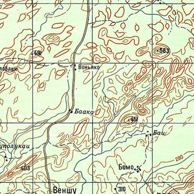Avenza Systems Inc. Soviet Genshtab - b29-09 - Liberia digital map