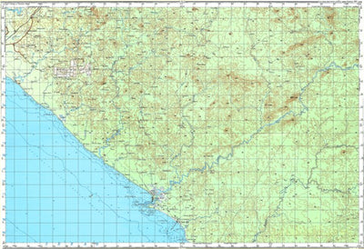 Avenza Systems Inc. Soviet Genshtab - b29-21 - Liberia digital map