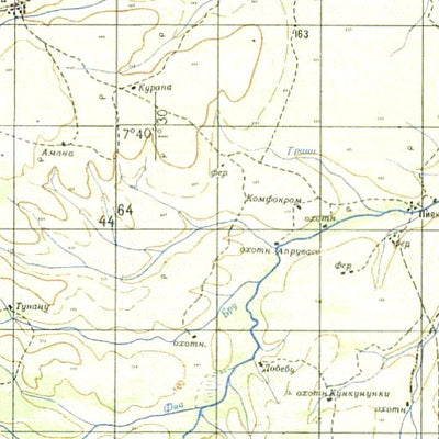 Avenza Systems Inc. Soviet Genshtab - b30-02 - Cote d'Ivoire digital map