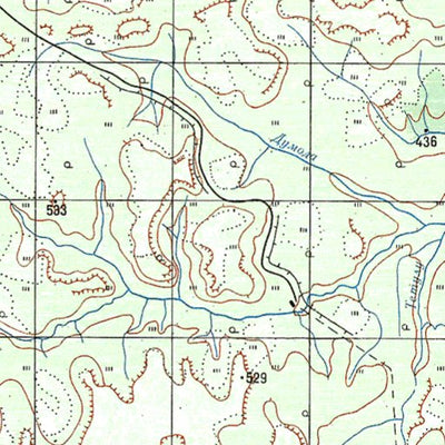 Avenza Systems Inc. Soviet Genshtab - b33-06 - Central African Republic digital map