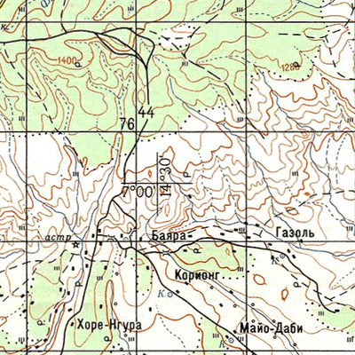 Avenza Systems Inc. Soviet Genshtab - b33-09 - Central African Republic digital map