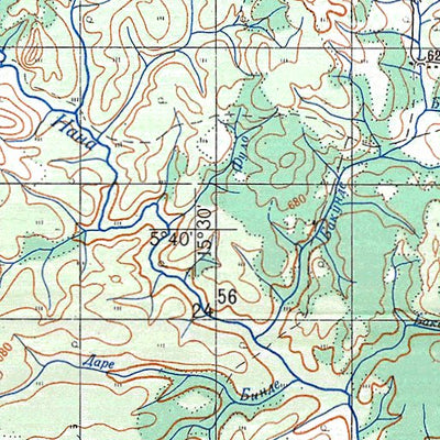 Avenza Systems Inc. Soviet Genshtab - b33-22 - Central African Republic digital map