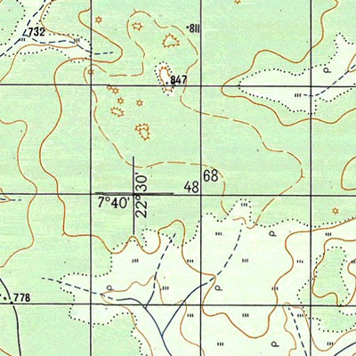 Avenza Systems Inc. Soviet Genshtab - b34-05 - Central African Republic digital map
