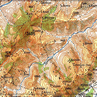 Avenza Systems Inc. Soviet Genshtab - b37-1 - Ethiopia digital map