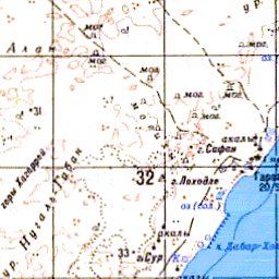 Avenza Systems Inc. Soviet Genshtab - b39-08 - Somalia digital map