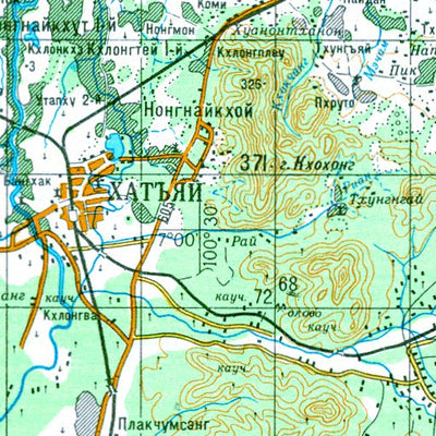 Avenza Systems Inc. Soviet Genshtab - b47-11 - Thailand digital map