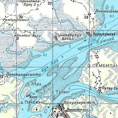 Avenza Systems Inc. Soviet Genshtab - b47-33 - Indonesia digital map