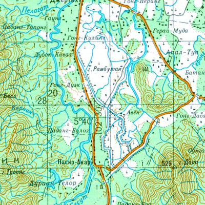 Avenza Systems Inc. Soviet Genshtab - b48-19 - Thailand digital map