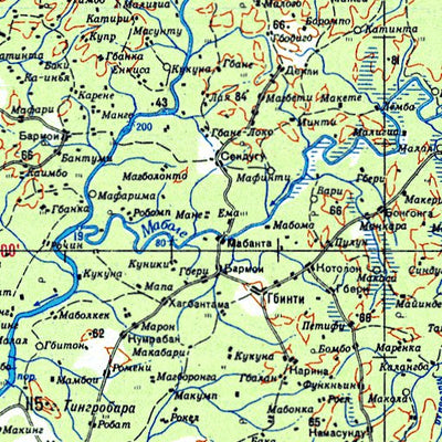 Avenza Systems Inc. Soviet Genshtab - c28-4 - Sierra Leone digital map