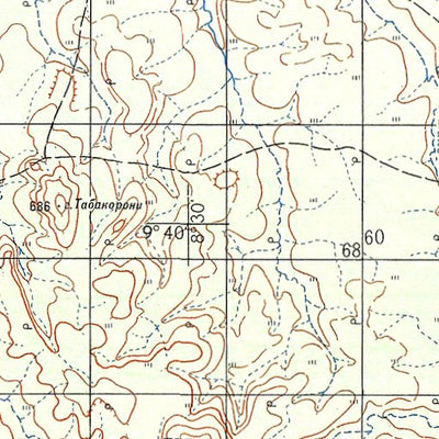 Avenza Systems Inc. Soviet Genshtab - c29-22 - Cote d'Ivoire digital map