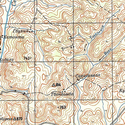 Avenza Systems Inc. Soviet Genshtab - c29-25 - Sierra Leone digital map