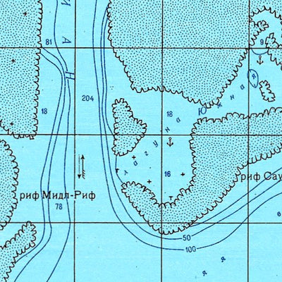 Avenza Systems Inc. Soviet Genshtab - c31-34 - Philippines (Sibutu Island) digital map