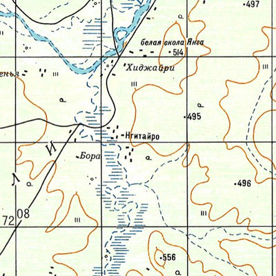 Avenza Systems Inc. Soviet Genshtab - c31-34 - South Sudan (Ashana Game Reserve) digital map