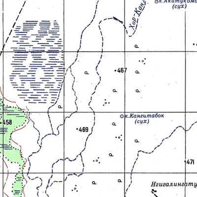 Avenza Systems Inc. Soviet Genshtab - c31-34 - South Sudan (Boma National Park - SouthWest digital map