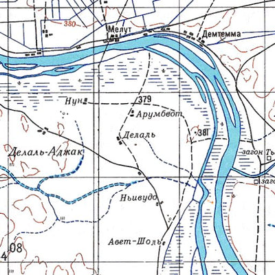 Avenza Systems Inc. Soviet Genshtab - c31-34 - South Sudan (Paloich) digital map