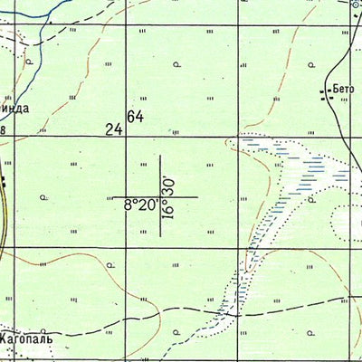 Avenza Systems Inc. Soviet Genshtab - c33-35 - Chad digital map