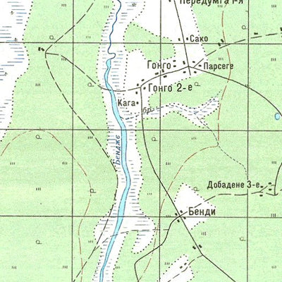 Avenza Systems Inc. Soviet Genshtab - c33-36 - Central African Republic digital map