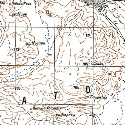 Avenza Systems Inc. Soviet Genshtab - c35-12 - Sudan digital map