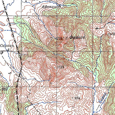 Avenza Systems Inc. Soviet Genshtab - c36-17 - Sudan digital map
