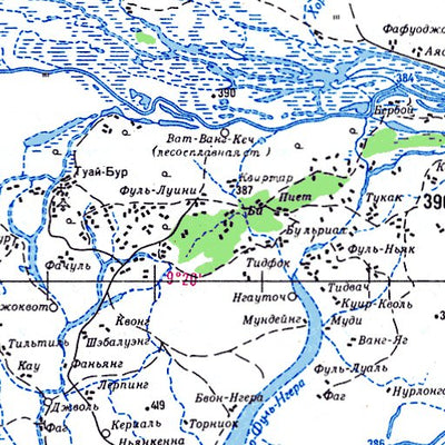 Avenza Systems Inc. Soviet Genshtab - c36-3 - Sudan digital map