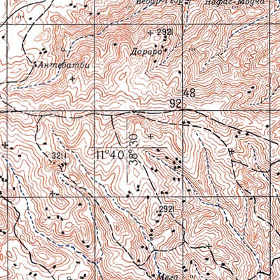 Avenza Systems Inc. Soviet Genshtab - c37-03 - Ethiopia digital map