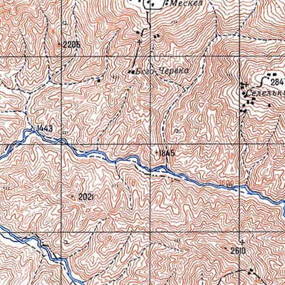 Avenza Systems Inc. Soviet Genshtab - c37-03 - Ethiopia digital map