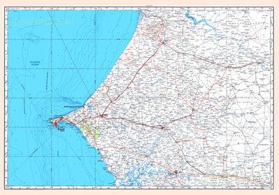 Avenza Systems Inc. Soviet Genshtab - d28-1 - Senegal digital map