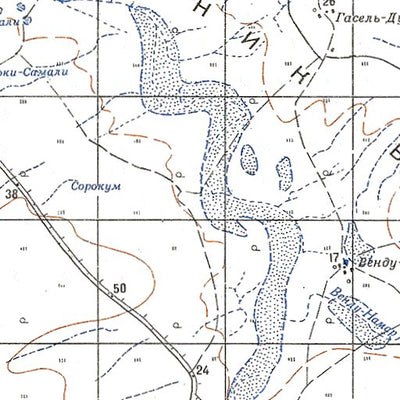 Avenza Systems Inc. Soviet Genshtab - d28-10 - Senegal digital map