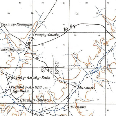Avenza Systems Inc. Soviet Genshtab - d28-23 - Senegal digital map