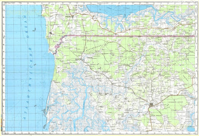 Avenza Systems Inc. Soviet Genshtab - d28-26 - Senegal digital map