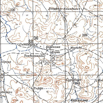 Avenza Systems Inc. Soviet Genshtab - d29-14 - Mali digital map