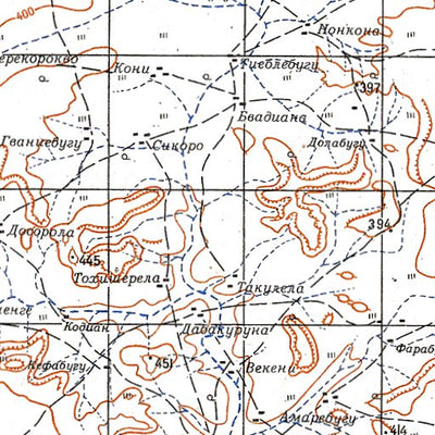 Avenza Systems Inc. Soviet Genshtab - d29-23 - Mali digital map