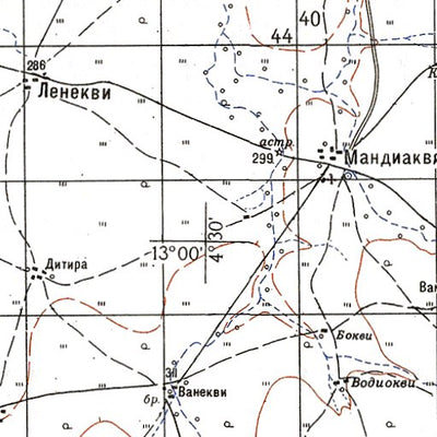 Avenza Systems Inc. Soviet Genshtab - d30-26 - Burkina Faso digital map