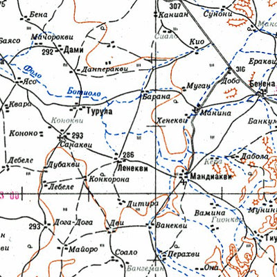 Avenza Systems Inc. Soviet Genshtab - d30-3--(1984) - Burkina Faso digital map