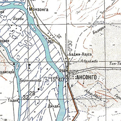 Avenza Systems Inc. Soviet Genshtab - d31-01 - Mali digital map