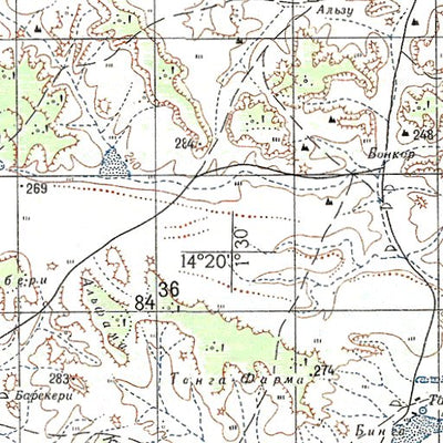 Avenza Systems Inc. Soviet Genshtab - d31-14 - Niger digital map
