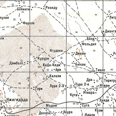 Avenza Systems Inc. Soviet Genshtab - d33-22 - Chad digital map