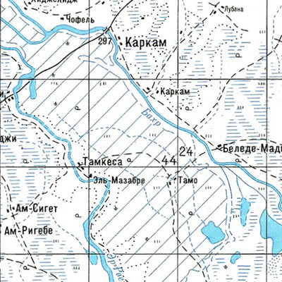 Avenza Systems Inc. Soviet Genshtab - d33-34 - Chad digital map