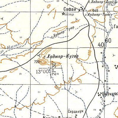 Avenza Systems Inc. Soviet Genshtab - d34-28 - Sudan digital map