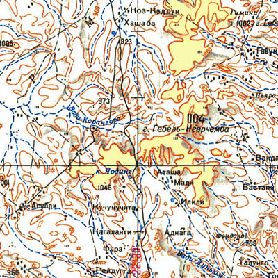 Avenza Systems Inc. Soviet Genshtab - d34-4--(1989) - Sudan digital map