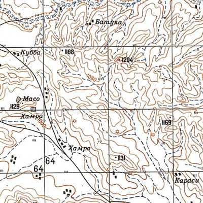 Avenza Systems Inc. Soviet Genshtab - d35-13 - Sudan digital map