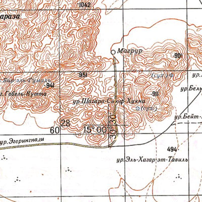 Avenza Systems Inc. Soviet Genshtab - d36-07 - Sudan digital map